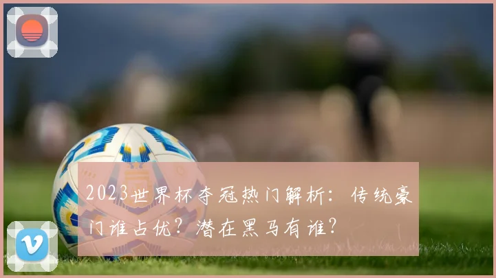 2023世界杯夺冠热门解析：传统豪门谁占优？潜在黑马有谁？